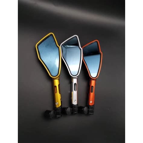 cnc side mirror red